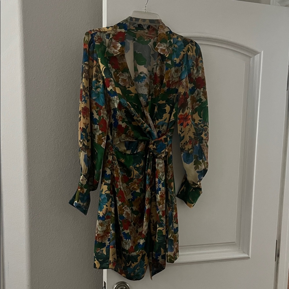 Zara Floral Wrap Dress